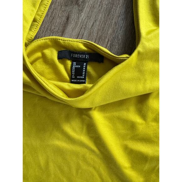 Forever 21 Yellow Bodysuit Size Medium - Picture 2 of 4